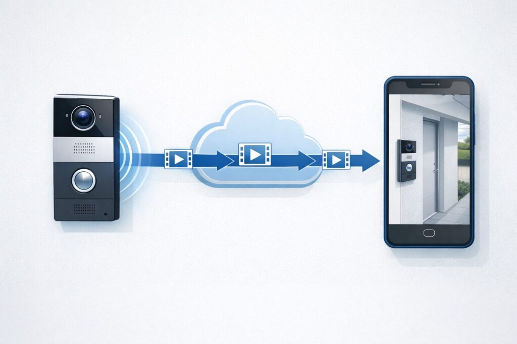 Cloud-Speicherung bei WLAN-Türklingeln