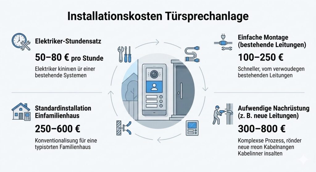 Türsprechanlage Installation Kosten 2026