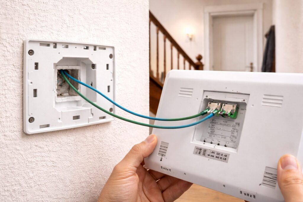 2-Draht Videosprechanlage bei Nachrüstung im Altbau