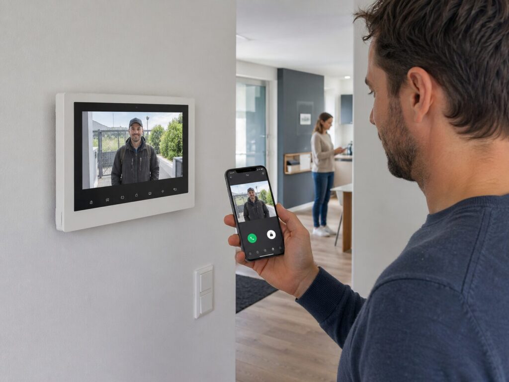 Video Türsprechanlage mit Monitor oder App – was passt besser? 7 Video Türsprechanlage mit Innenmonitor und zusätzlicher App auf dem Smartphone