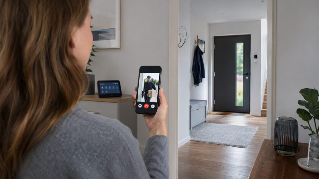 WLAN Türklingel als Teil eines Smart Home mit App und Automationen
