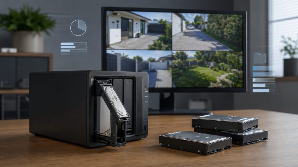 Festplatten und Speicherplanung für ein NAS zur Videoüberwachung