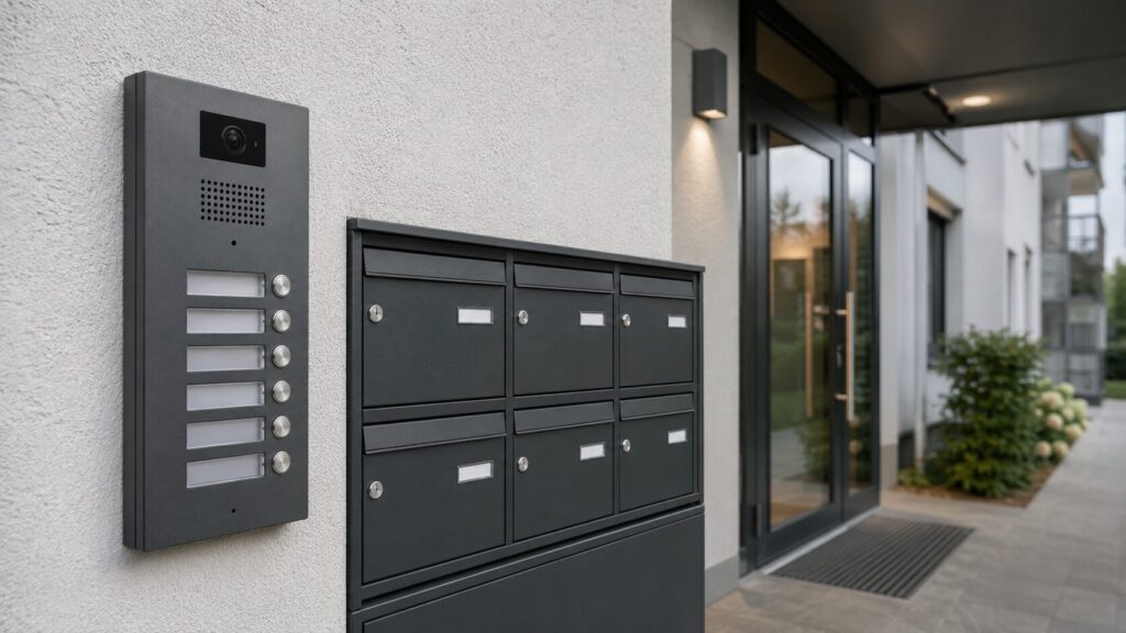 Türsprechanlage Mehrfamilienhaus: Klingelanlage richtig planen, erneuern und nachrüsten 1 Türsprechanlage Mehrfamilienhaus: Klingelanlage richtig planen, erneuern und nachrüsten