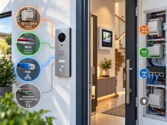 Stromversorgung einer Türsprechanlage – 12 V, 24 V, BUS oder PoE?