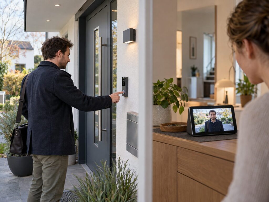 Türklingel mit Kamera für Alexa – Echo Show, Livebild und Benachrichtigungen