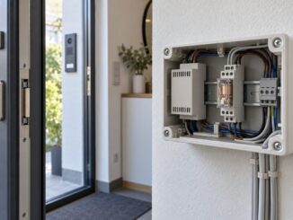 Relais für Türöffner zwischen Türsprechanlage und elektrischer Türöffnung